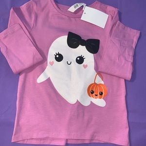 Purple Ghost Halloween 👻 Kids Shirt ✨